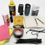 HGV driver essentials pack contents laid out