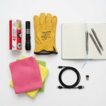 HGV driver essentials pack contents laid out